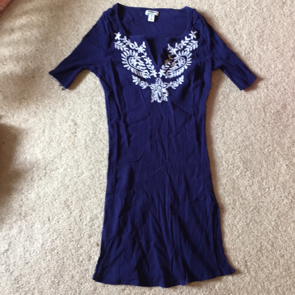 Navy blue cover up